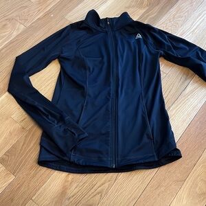Reebok Performance Wear Full Zip Jacket Thumb Holes M